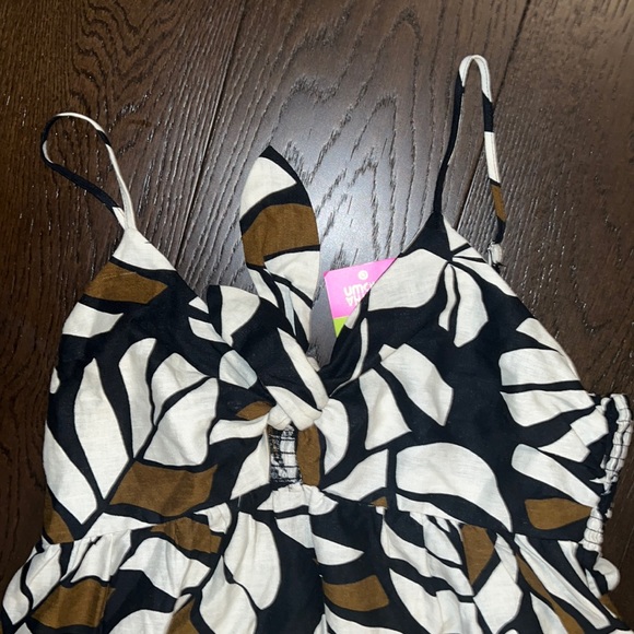 NWT - Tabitha Brown x Target Women's Neutral Botanical Print Maxi Sundress - Picture 3 of 5